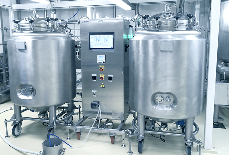 Mobile preparation system front view